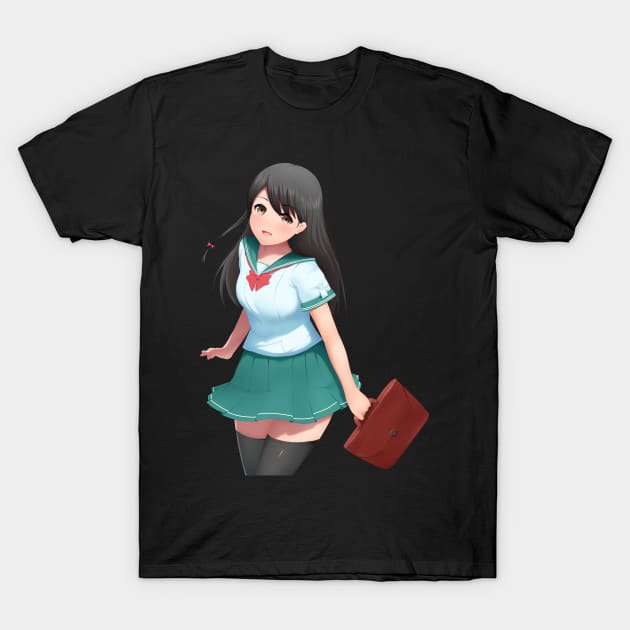 Kawaii Moe Manga Girl Awesome Manga Gift idea T-Shirt by MIRgallery